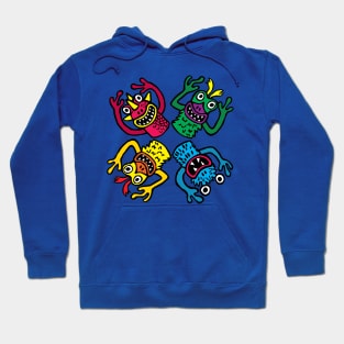 Finger Puppet Monsters Hoodie